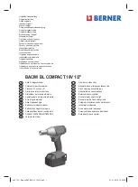 Предварительный просмотр 1 страницы Berner 250802 Original Instructions Manual