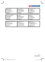 Предварительный просмотр 92 страницы Berner 250802 Original Instructions Manual