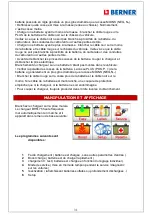 Предварительный просмотр 32 страницы Berner 329145 Operating Manual