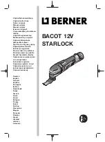 Preview for 1 page of Berner 334818 Original Instructions Manual