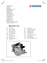 Berner 340658 Original Instructions Manual предпросмотр