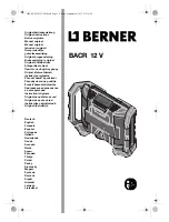 Предварительный просмотр 1 страницы Berner 343 772 Original Instructions Manual