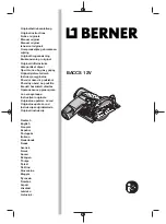 Berner 343 775 Original Instructions Manual preview