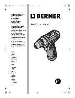 Предварительный просмотр 1 страницы Berner 343 780 Original Instructions Manual