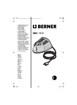 Preview for 1 page of Berner 343767 Original Instructions Manual