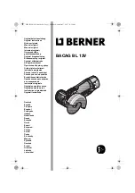 Berner 343774 Original Instructions Manual предпросмотр