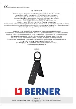 Berner 362968 Operating Instructions Manual предпросмотр