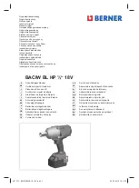 Berner 366313 Original Instructions Manual предпросмотр