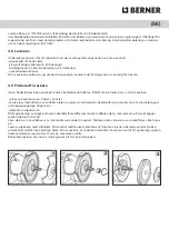 Предварительный просмотр 51 страницы Berner 366721 Instruction Manual