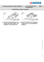 Preview for 33 page of Berner 367166 Instruction Manual