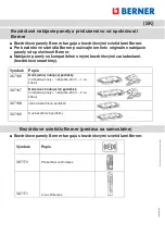 Preview for 125 page of Berner 367166 Instruction Manual