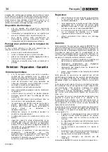 Preview for 45 page of Berner 367865 Safety And Users Manual