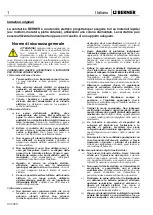 Предварительный просмотр 19 страницы Berner 367866 Safety And Users Manual