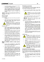 Предварительный просмотр 28 страницы Berner 367866 Safety And Users Manual