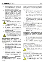 Предварительный просмотр 36 страницы Berner 367866 Safety And Users Manual