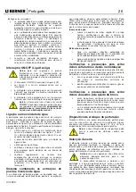 Предварительный просмотр 44 страницы Berner 367866 Safety And Users Manual