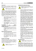 Предварительный просмотр 67 страницы Berner 367866 Safety And Users Manual