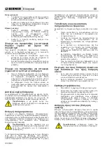 Предварительный просмотр 74 страницы Berner 367866 Safety And Users Manual