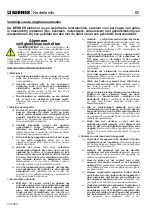 Предварительный просмотр 78 страницы Berner 367866 Safety And Users Manual