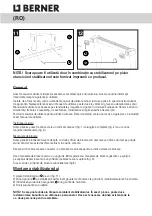 Предварительный просмотр 102 страницы Berner 407716 Operating Instructions Manual