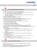 Предварительный просмотр 51 страницы Berner 414275 Instruction Manual