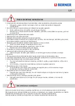 Предварительный просмотр 59 страницы Berner 414275 Instruction Manual