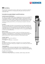 Предварительный просмотр 7 страницы Berner 43344 Manual