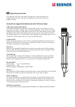 Предварительный просмотр 8 страницы Berner 43344 Manual