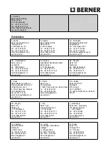 Предварительный просмотр 140 страницы Berner 57546 Instruction Manual/Safety Instructions