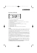 Предварительный просмотр 6 страницы Berner 59522 Operating Manual