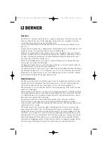 Предварительный просмотр 7 страницы Berner 59522 Operating Manual