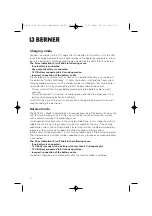 Предварительный просмотр 13 страницы Berner 59522 Operating Manual