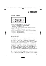 Предварительный просмотр 26 страницы Berner 59522 Operating Manual