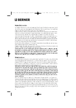 Предварительный просмотр 27 страницы Berner 59522 Operating Manual