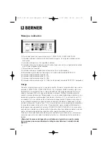 Предварительный просмотр 33 страницы Berner 59522 Operating Manual