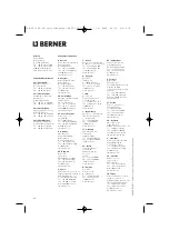 Предварительный просмотр 39 страницы Berner 59522 Operating Manual