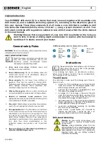 Preview for 22 page of Berner 89868 Safety And Users Manual