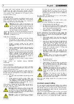 Preview for 23 page of Berner 89868 Safety And Users Manual