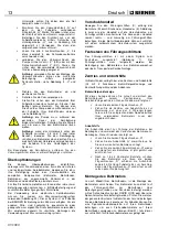 Preview for 29 page of Berner 89868 Safety And Users Manual