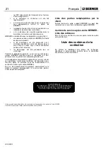 Preview for 37 page of Berner 89868 Safety And Users Manual