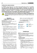 Preview for 43 page of Berner 89868 Safety And Users Manual