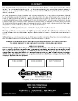 Preview for 16 page of Berner AED08 Installation & Maintenance Instructions Manual