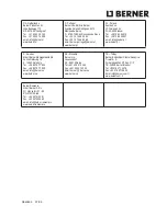 Предварительный просмотр 276 страницы Berner BACCS-18V Instruction Manual