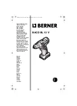 Berner BACD BL 12 V Original Instructions Manual предпросмотр