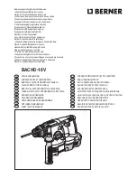 Предварительный просмотр 1 страницы Berner BACHD-18V Instruction Manual