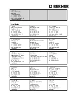 Предварительный просмотр 179 страницы Berner BACHD-18V Instruction Manual