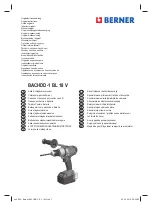 Berner BACHDD-1 BL Original Instructions Manual предпросмотр