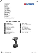 Berner BACIW BL CO-1 Original Instructions Manual preview