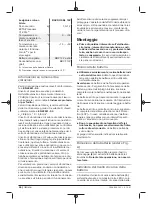 Preview for 44 page of Berner BACROS BL 12V Original Instructions Manual