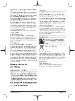 Preview for 47 page of Berner BACROS BL 12V Original Instructions Manual